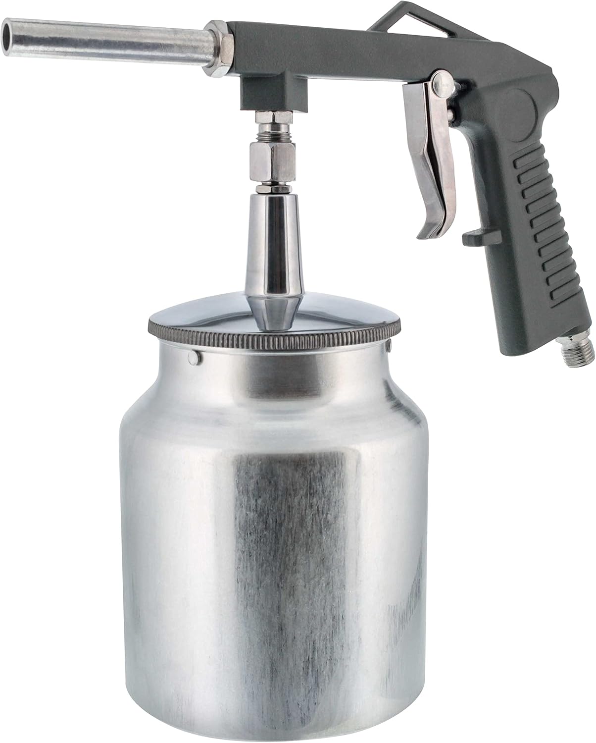 TCP Global Air Undercoating Spray Gun with Suction Feed Cup - Pneumatic Automotive Sprayer for Applying Sprayable Bed Liner Coating, Rubberized Truck Undercoating, Rust Proofing, Chip Guard Paint