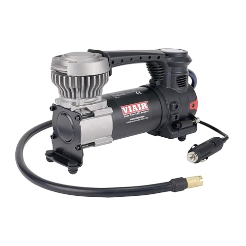 VIAIR 85P - 00085 Tire Inflator Portable Air Compressor for Car, Truck & SUV 12V On/Offroad Tire Pump Air Compressor Portable Heavy Duty 60 PSI, Cigarette Plug, Twist Chuck