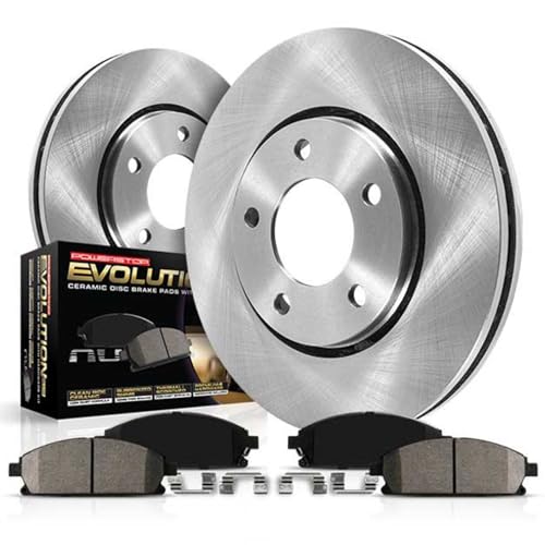 Power Stop KOE098 Rear Replacement Brake Pads and Rotors Kit Autospecialty For Nissan Altima Juke Maxima Sentra [Application Specific]