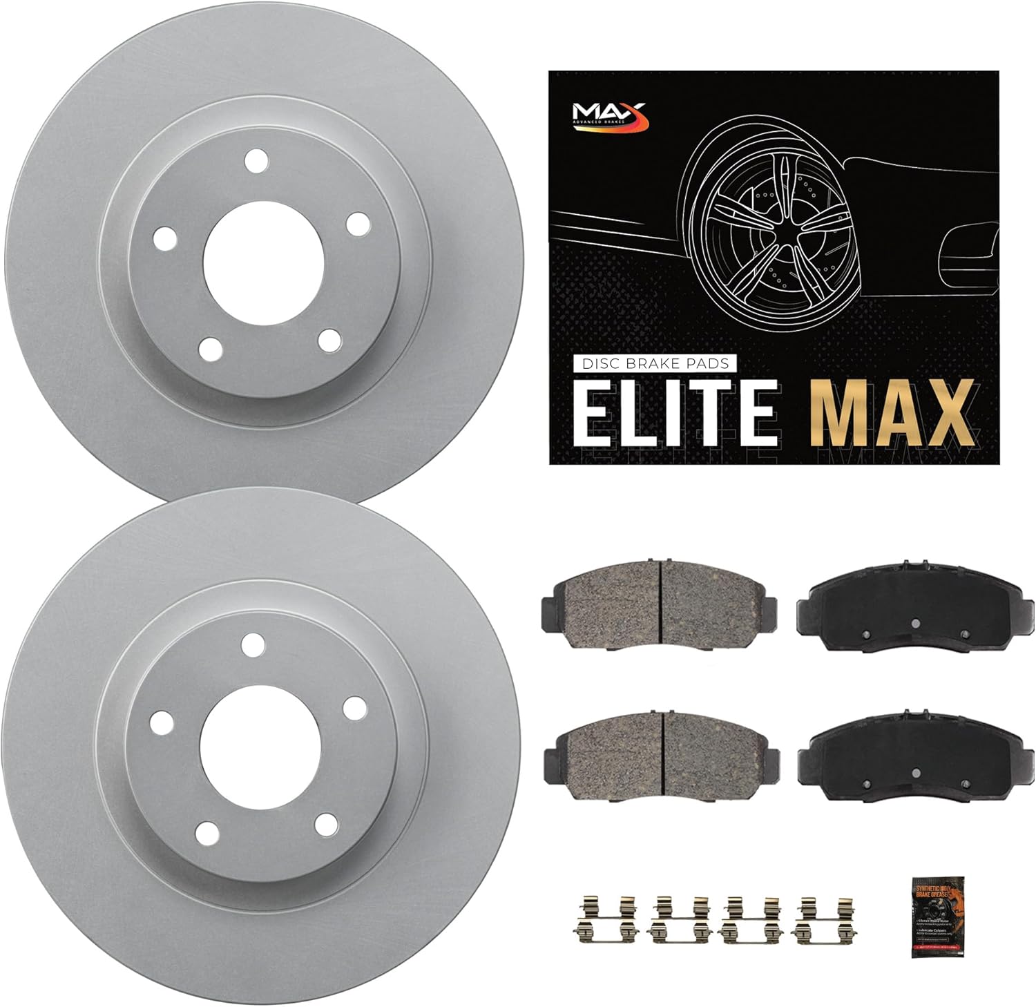 Max Advanced Brakes Geomet-Coated Kit