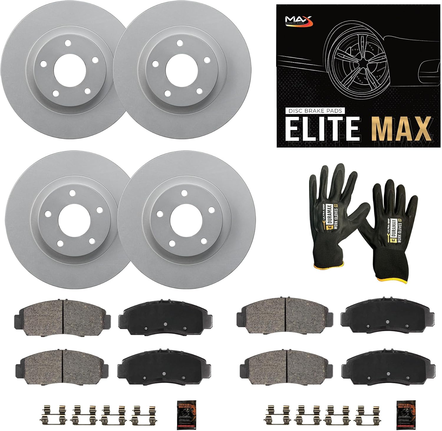 Max Advanced Brakes - Geomet Coated Kit