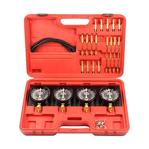 Universal Vacuum Carburetor Synchronization Balancer Gauge Carb Synchronizer Adjustment Tool Kit Compatible with Motorcycle BMW Honda Yamaha Kawasaki Suzuki GS KZ XS CB 550 650 750