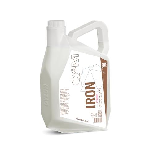 Gyeon Iron Redefined Iron Remover Fallout Cleaner for Car Paint Wheels Glass pH Neutral Color Changing Formula Removes Brake Dust Rust & Rail Dust Powerful Auto Detailing Surface Decontamination