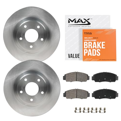 Max Advanced Brakes Rear Brake Kit (Ceramic) — Jeep/WRANGLER