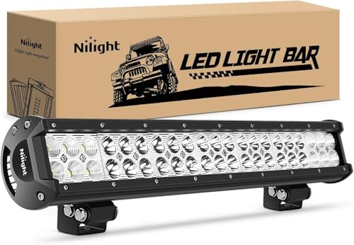Nilight 20" 126W Spot-Flood Combo