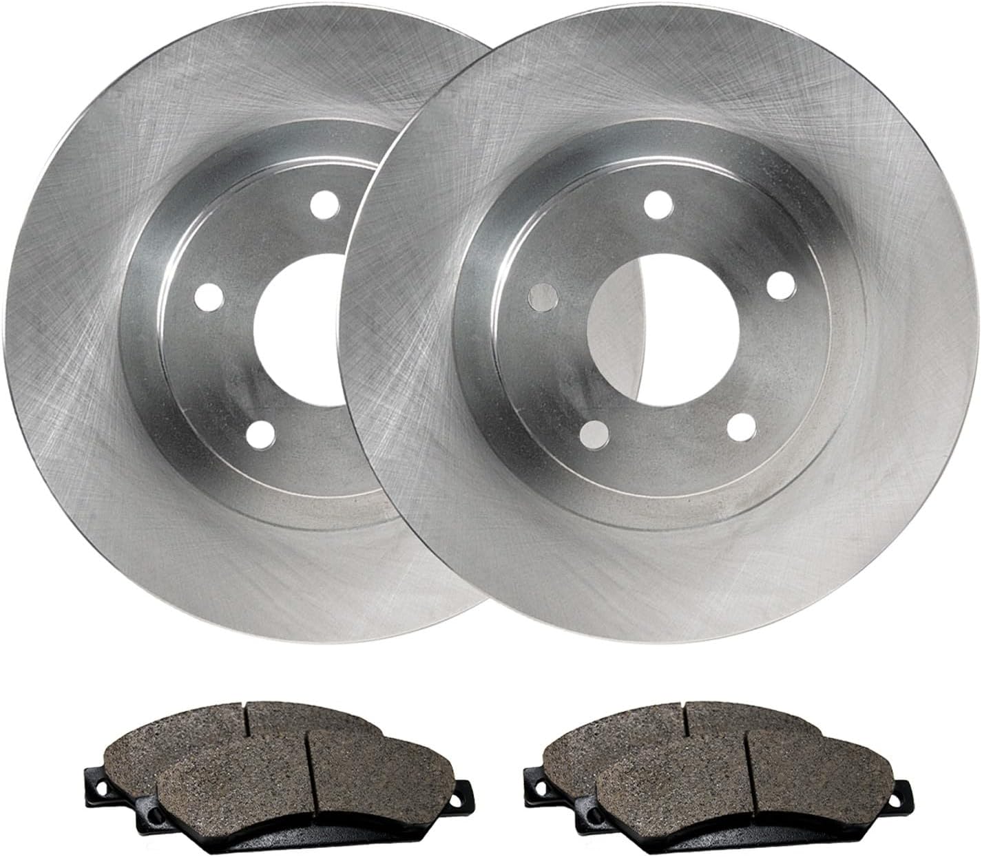 Max Advanced Brakes  MaxOne OE Series Front Brake Pads and Rotors Kit | Direct Fit OE Replacement Rotors | Complete Set with Low-Dust, Quiet-Stop Ceramic Pads, TA096841