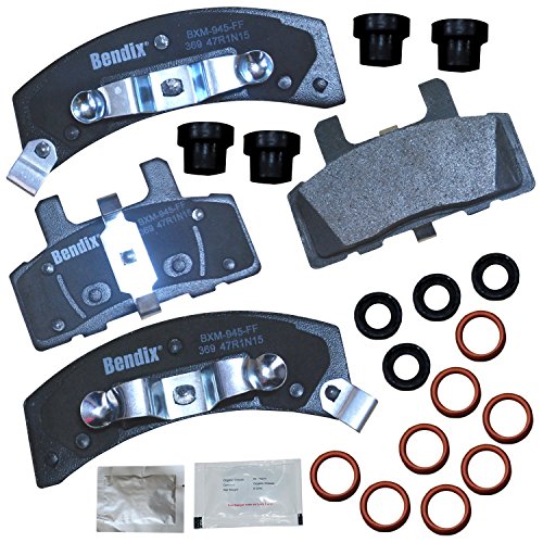 Bendix Priority1 CFM369 Front Brake Pads for 60 Special,Commercial Chassis,DeVille,Escalade,Fleetwood,Astro,Blazer,C1500,Suburban,C2500,Express 1500,2500,K1500,K2500,Silverado,Tahoe,Ram Safari,Savana