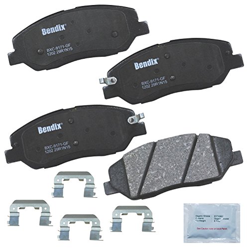 Bendix Priority1 CFC1202 Ceramic Front Brake Pads for Hyundai/Kia Applications