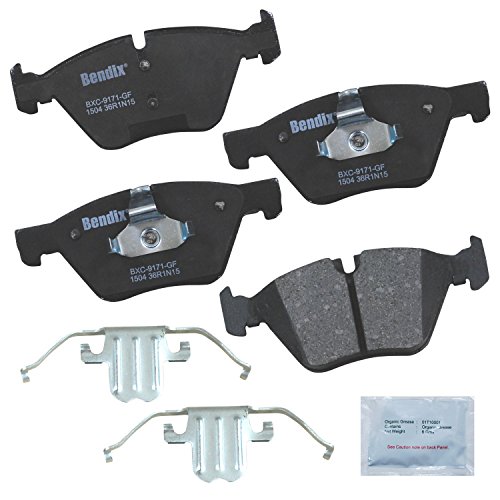 Bendix Priority1 CFC1504 Ceramic Front Brake Pads for BMW 528i 2016-2011, 528i xDrive 2016-2012