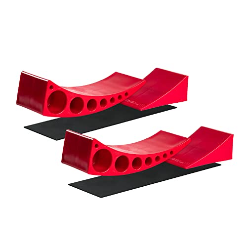 ANDERSEN HITCHES | 3604 RV and Trailer Accessories | 2-Pack Camper Leveler Blocks w/Rubber mats | Camper Leveling System | Outdoor Camping Levels