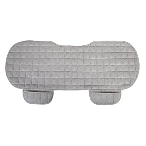 Linen Back Car Seat Covers,Rear Car Seat Covers,Cloth Bottom Car Back Seat Cushion,Automotive Seat Protector Breathable Ventilated Gray