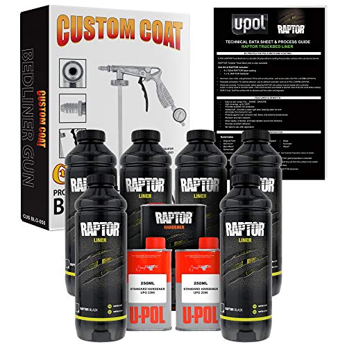 CUSTOM SHOP U-Pol Raptor Black 6 Quart Kit