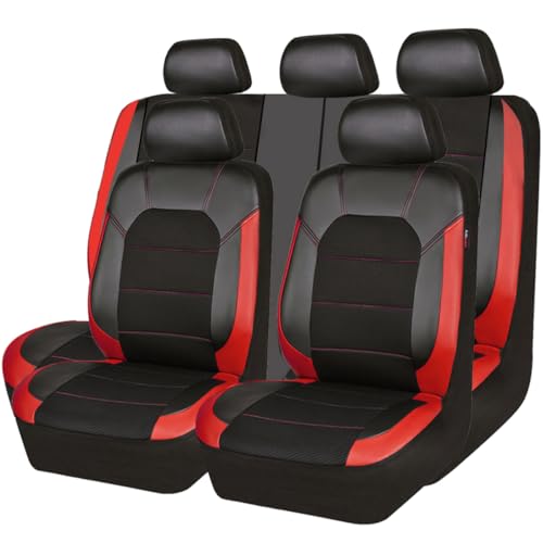 CAR PASS Universal Leather (Black Red)