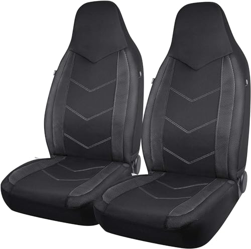 PIC AUTO High Back Carbon Fiber Mesh (Black)