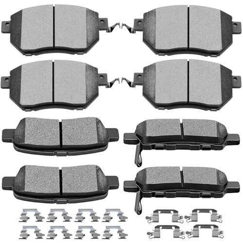 SCITOO 8pcs Ceramic Brake Pads Set