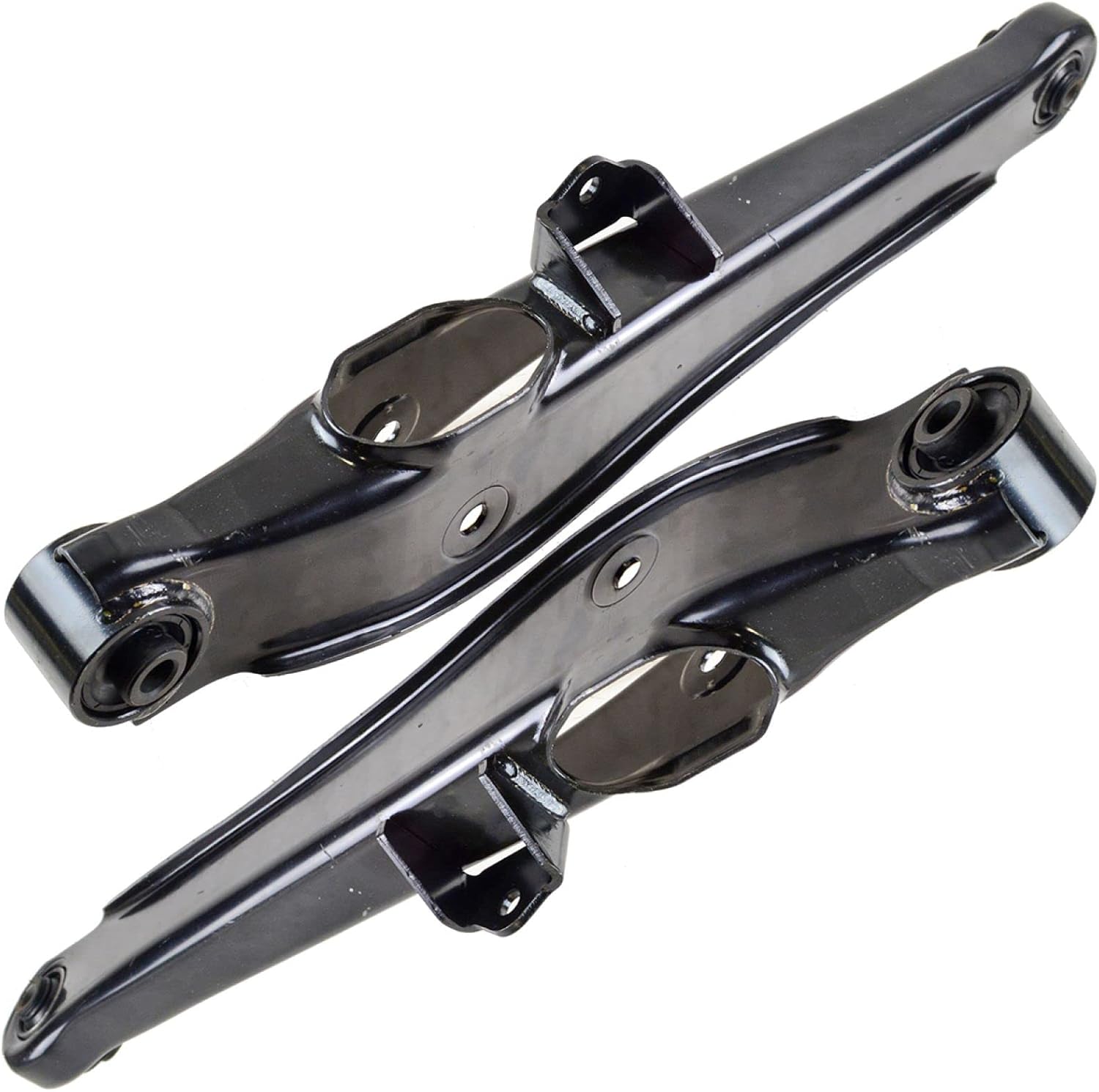 TRQ Rear Lower Control Arm Set Compatible with 2007-2012 Dodge Caliber 2007-2017 Jeep Compass Patriot