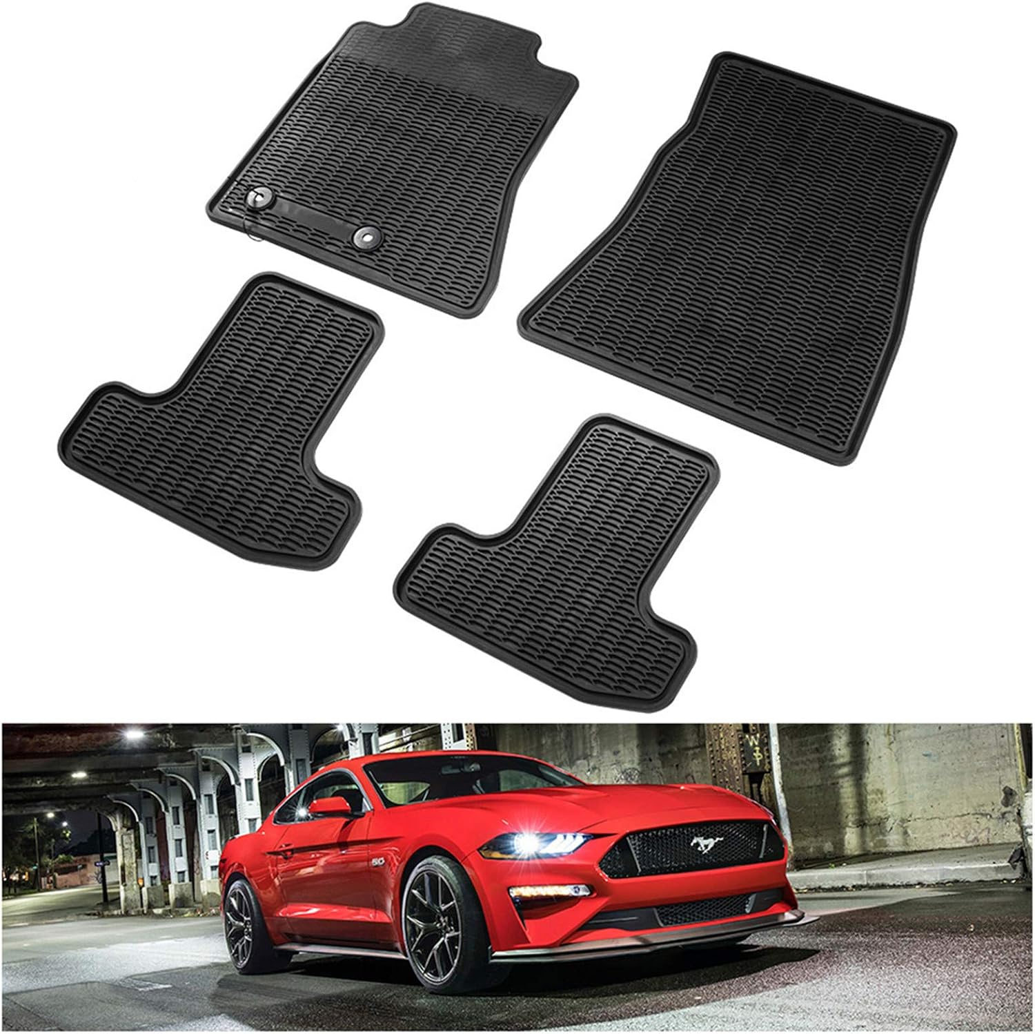 KIWI MASTER Floor Mats for Mustang