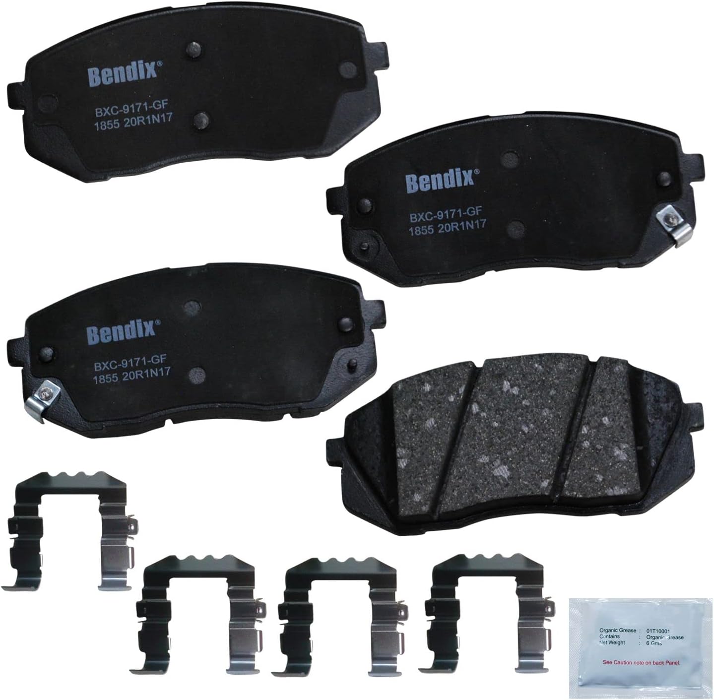Bendix Priority1 CFC1855 Ceramic Front Brake Pads