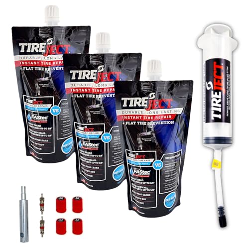 TireJect Lawn Mower Tire Sealant Kit