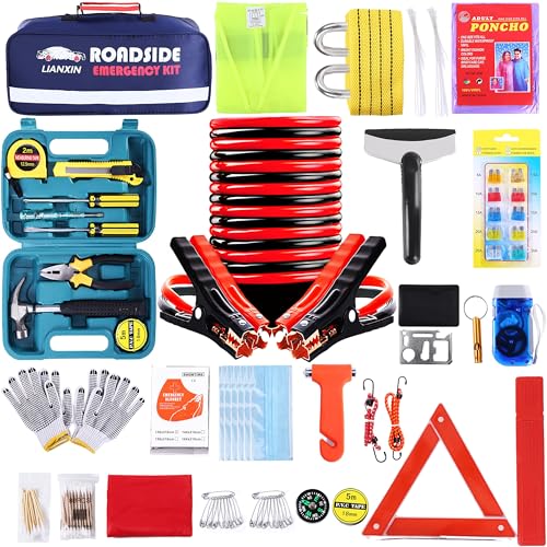 LIANXIN 142-Piece Roadside Kit