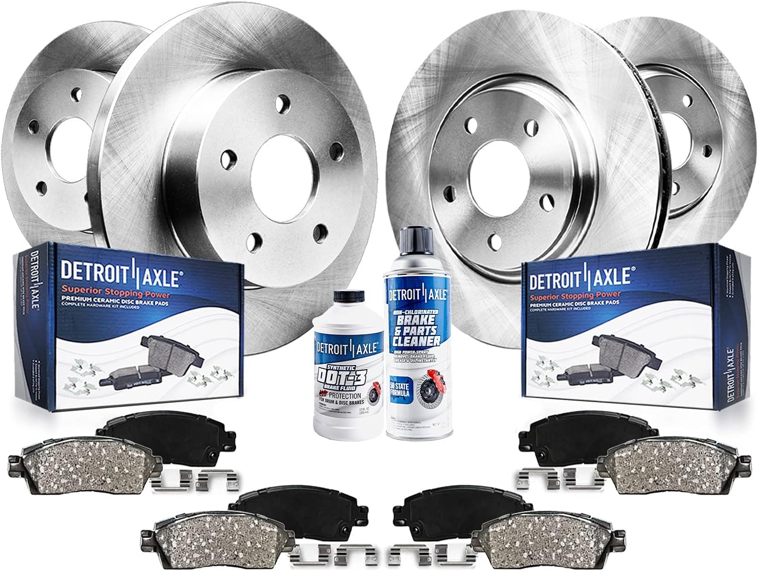 Detroit Axle Front & Rear Ceramic Kit
