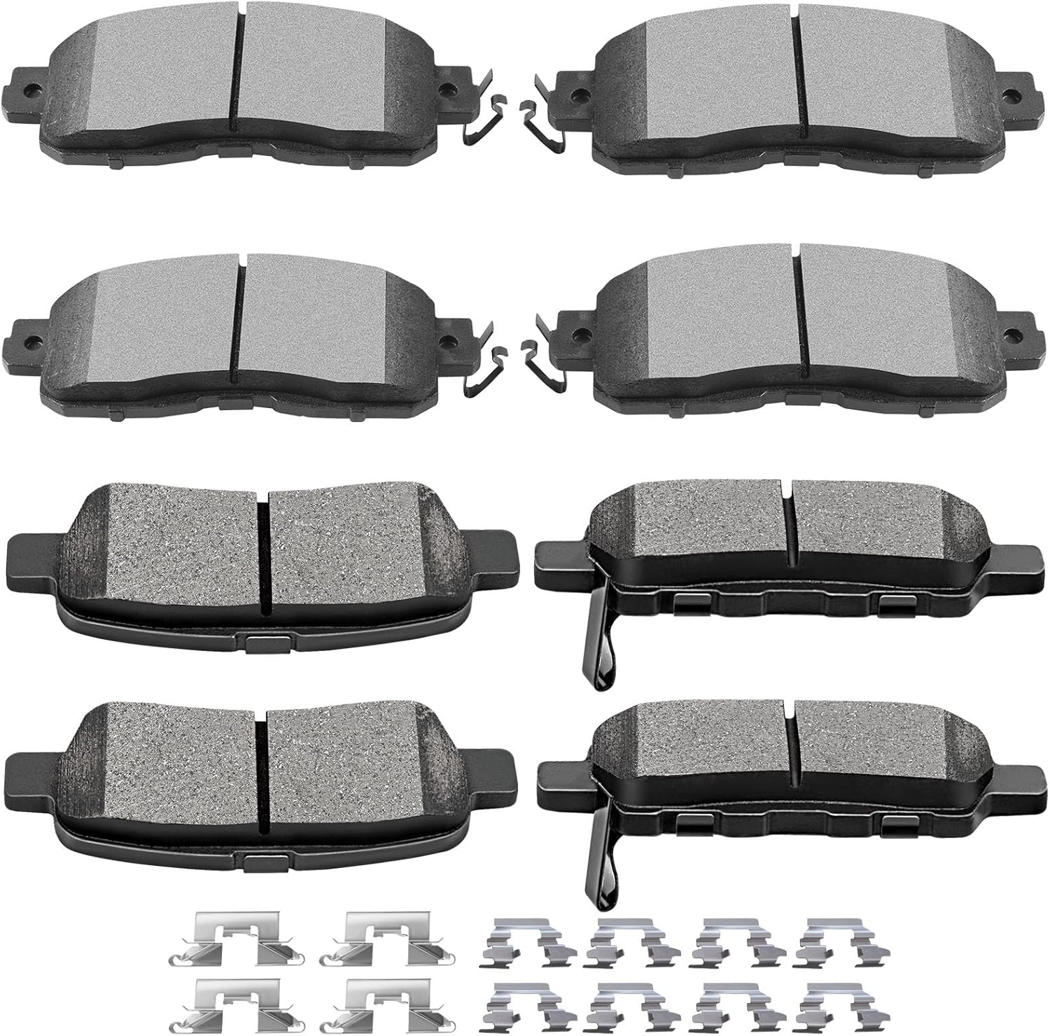 Ceramic Brake Pads Kits,SCITOO 8pcs Brakes Pads Set fit for 2013 2014 2015 2016 2017 for Nissan Altima