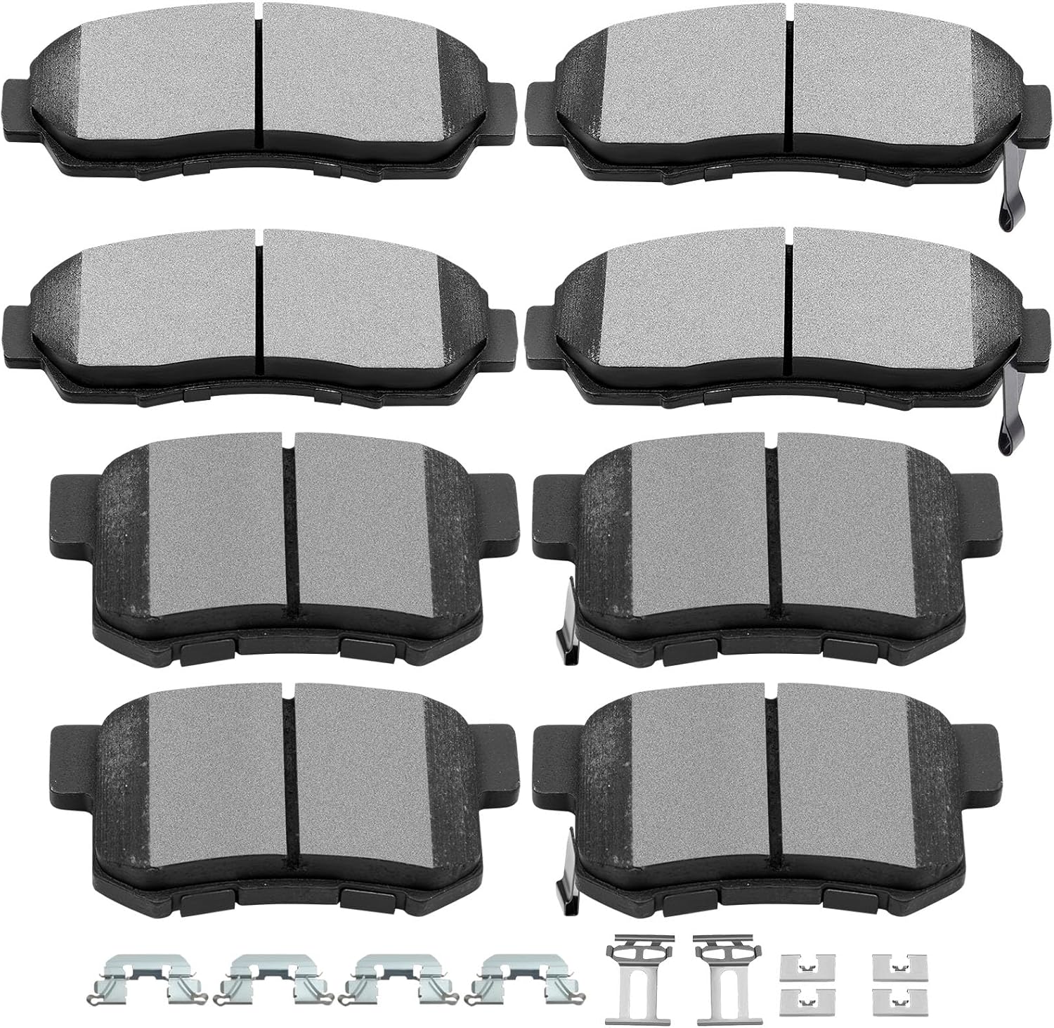 Ceramic Brake Pads Kits,SCITOO 8pcs Brakes Pads Set fit for 2007-2012 for Acura RDX