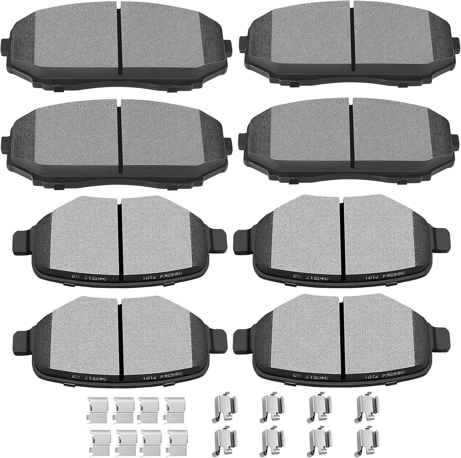 Ceramic Brake Pads Kits,SCITOO 8pcs Brakes Pads Set fit for 2011-2015 for Ford Edge,2011-2015 for Lincoln MKX