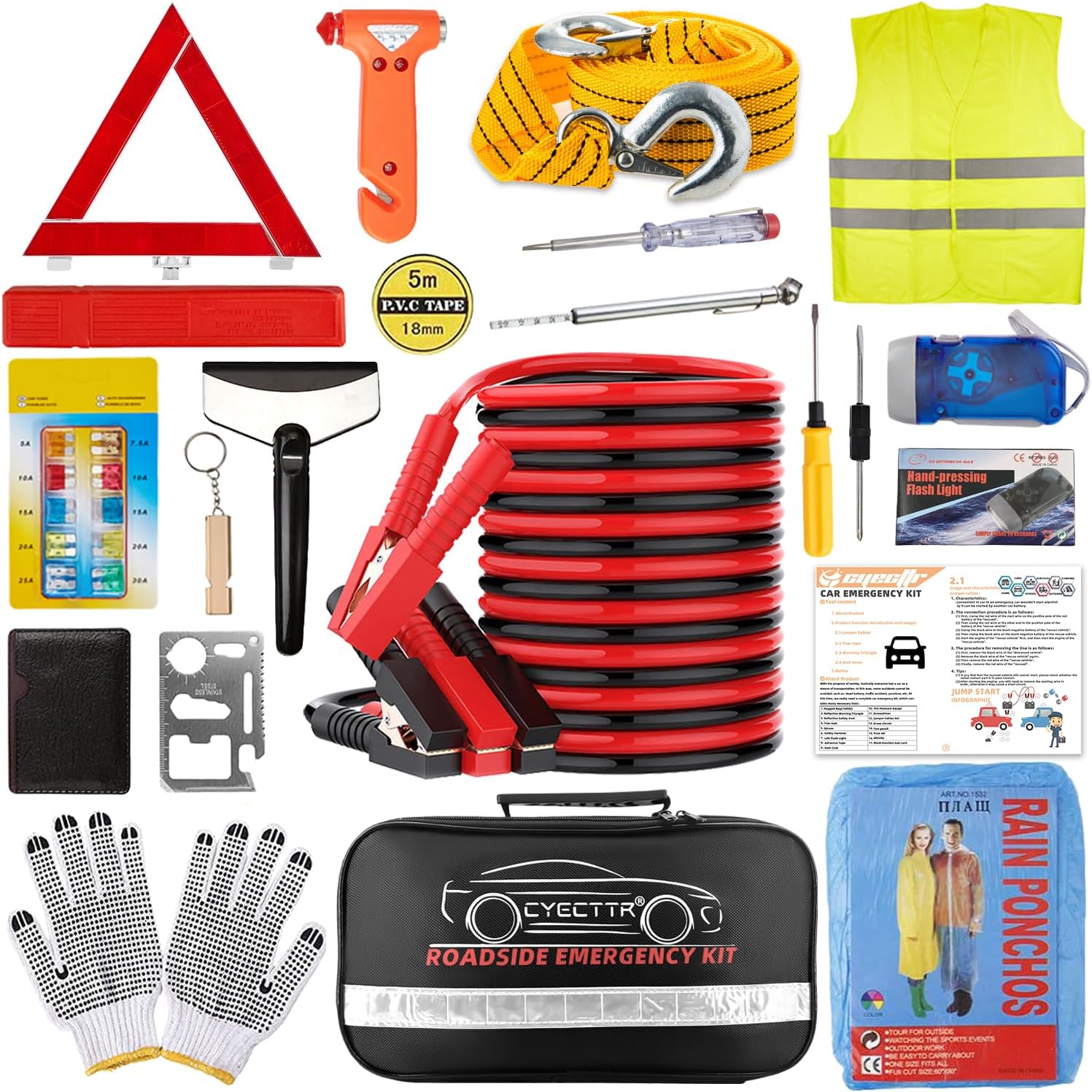 Car Roadside Emergency Kit (CYECTTR)