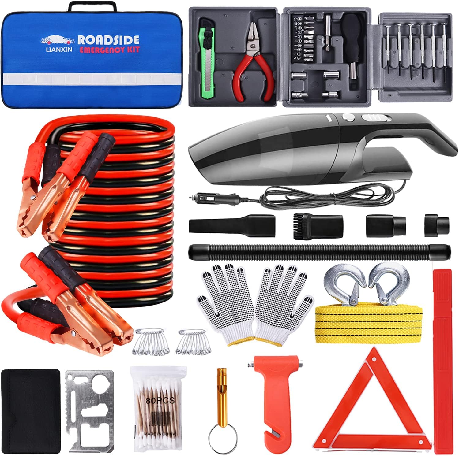 LIANXIN Roadside Car Emergency Kit