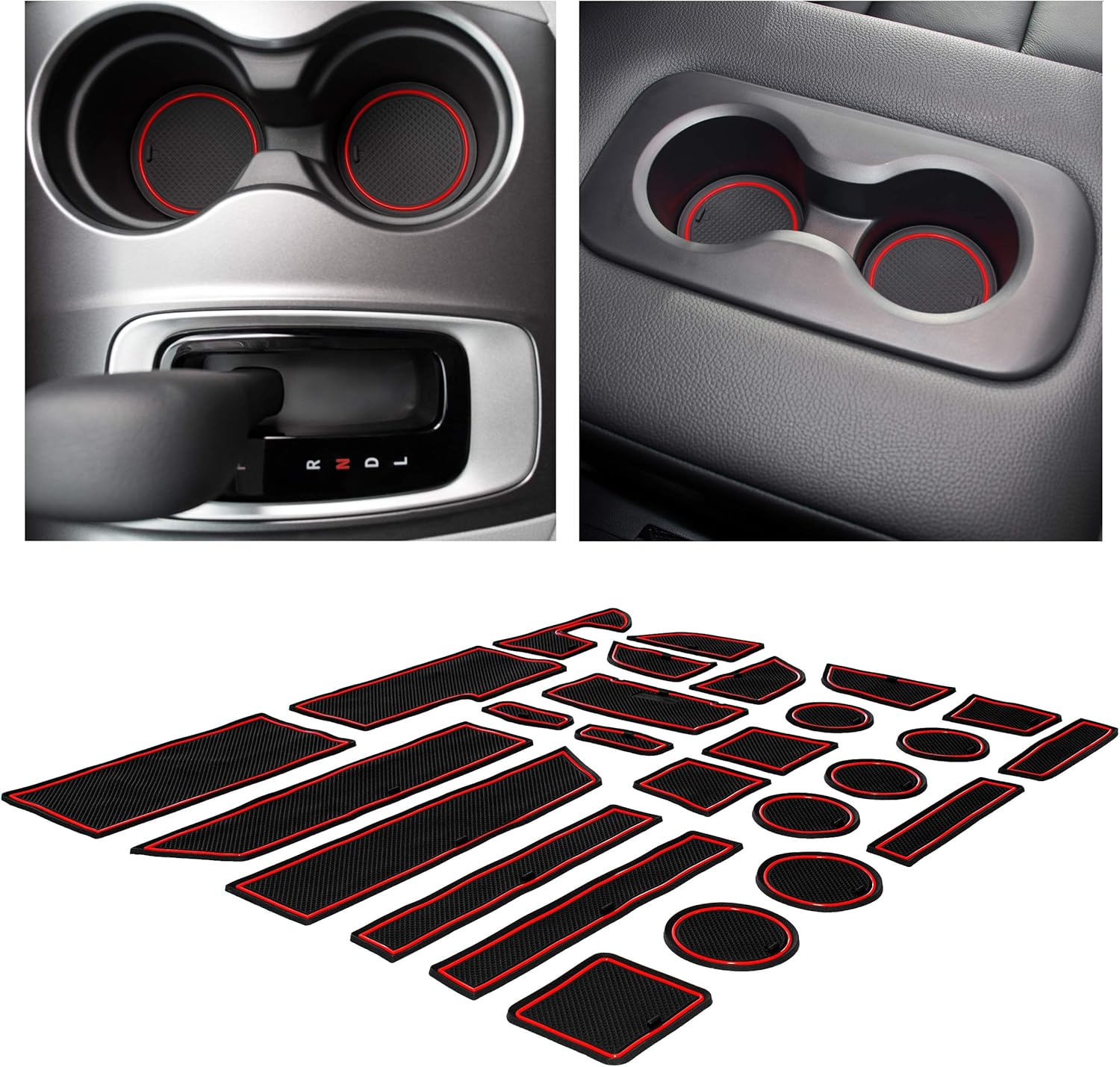 CupHolderHero 24pc Set (Red Trim)