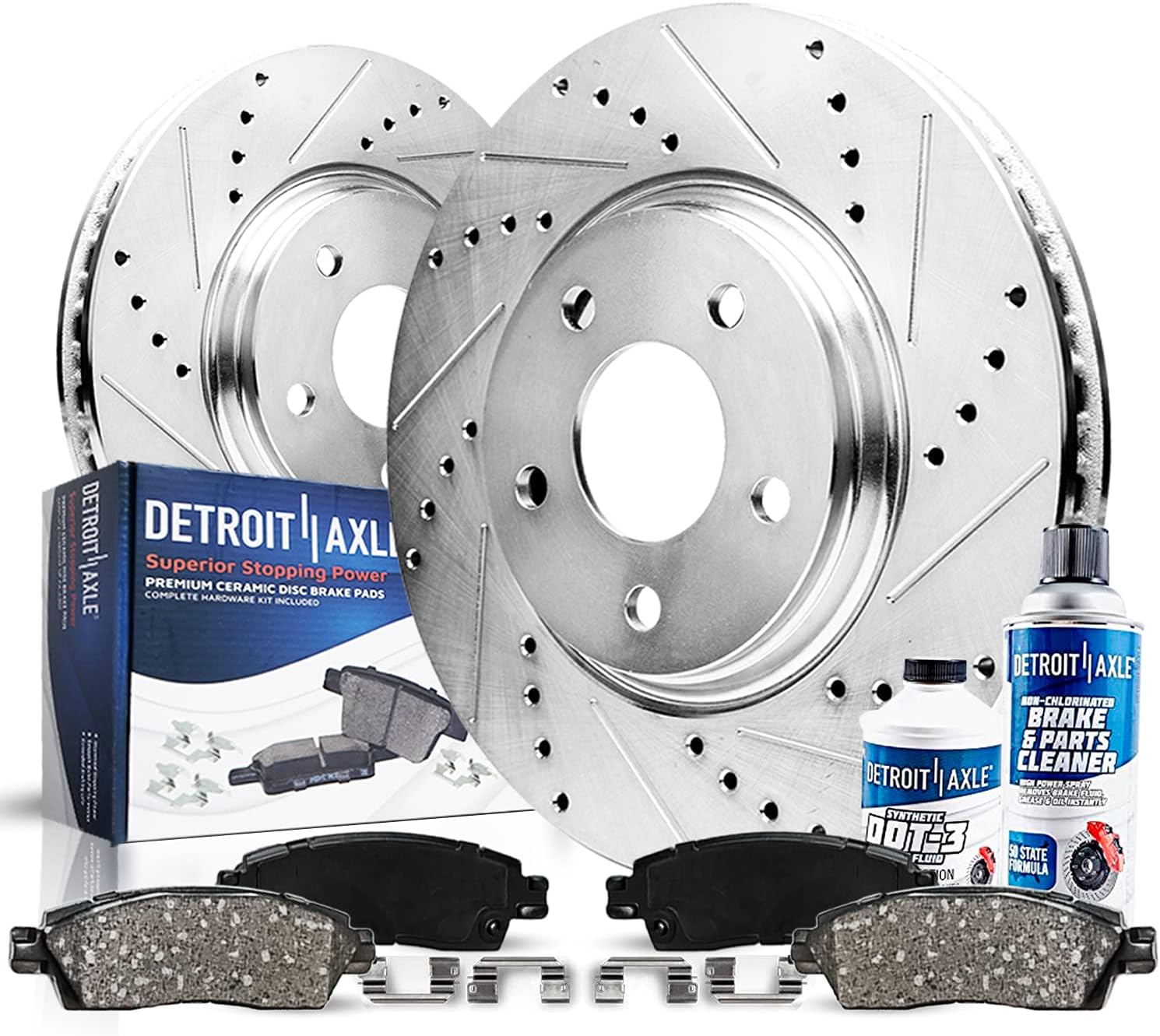 Detroit Axle Front Drilled & Slotted Kit