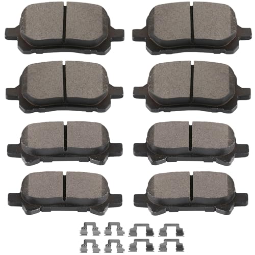 SCITOO Semi-Metal Front Rear Disc Brake Pad Set