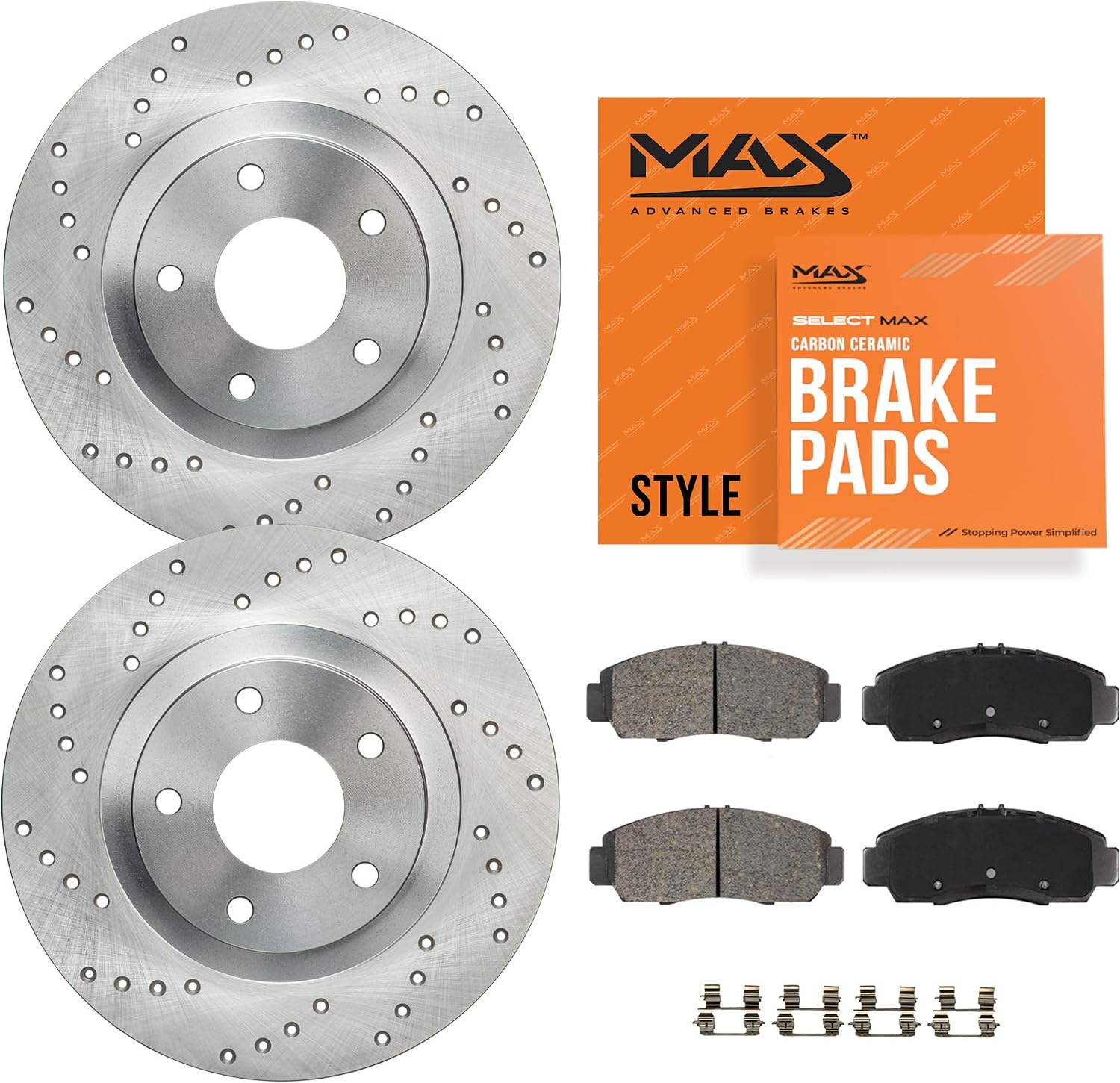 Max Advanced Brakes Rear Brake Kit (Mazda 3)