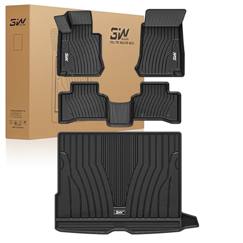 3W Floor Mats and Cargo Liner Compatible for Mercedes Benz GLC