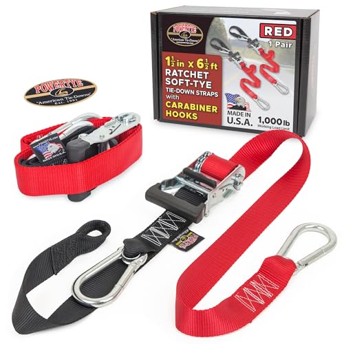 PowerTye 1.5in Heavy Duty Ratchet (Red)