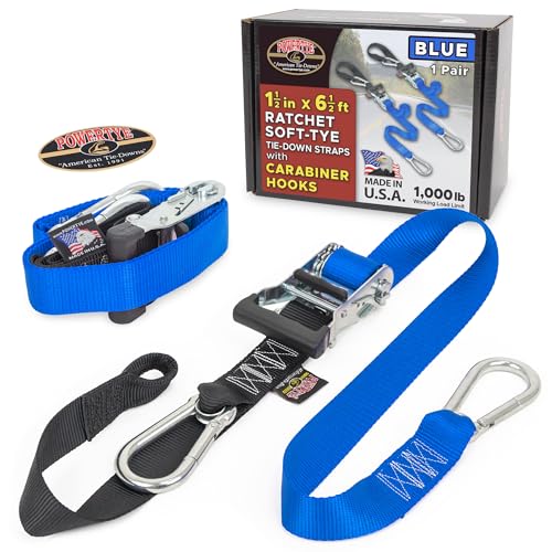 PowerTye 1.5in Heavy Duty Ratchet (Blue)