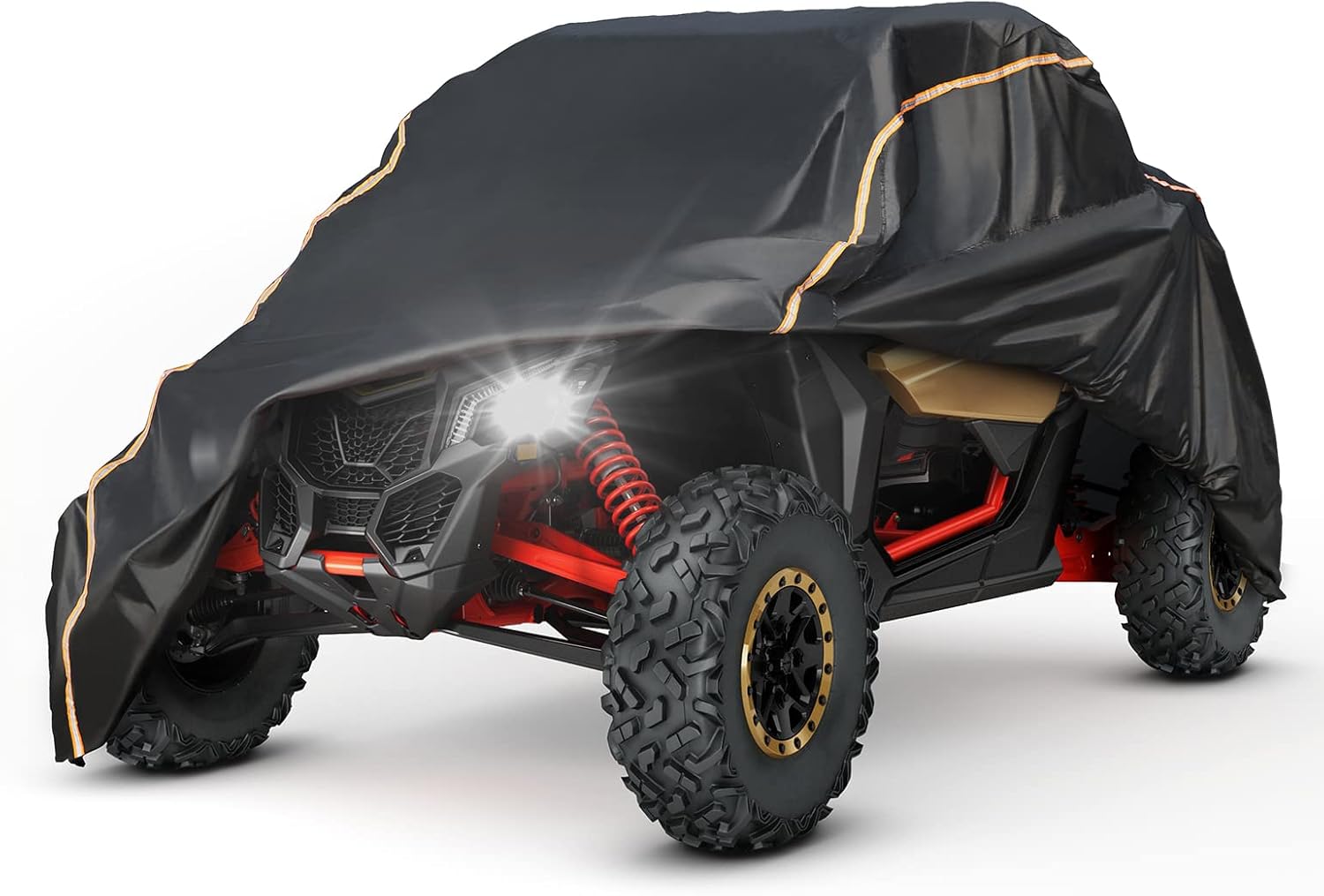 KEMIMOTO X3 Cover 2 Seater, Waterproof Oxford Cloth Long Lasting Keep Clean Cab Enclosure UTV Cover, 134"73"60" Medium, Compatible with Can-Am Maverick X3 2017-2025