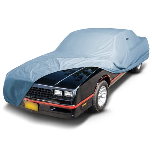 iCarCover Custom Car Cover for Chevy Monte Carlo, Waterproof All Weather Rain Snow UV Sun Protector Full Exterior Indoor Outdoor Car Cover (Year Fits 1978-1988)