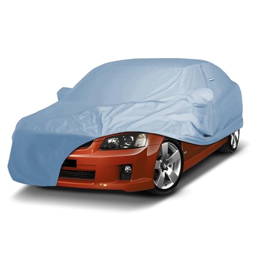 iCarCover Premium Car Cover for 2014-2017 Chevy SS Heavy Duty Waterproof All Weather Automobiles Custom Fit Indoor Outdoor UV Snow Protection Covers with Straps and Bag