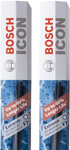 BOSCH 28A28B ICON Beam Wiper Blades - Driver and Passenger Side - Set of 2 Blades (28A & 28B)
