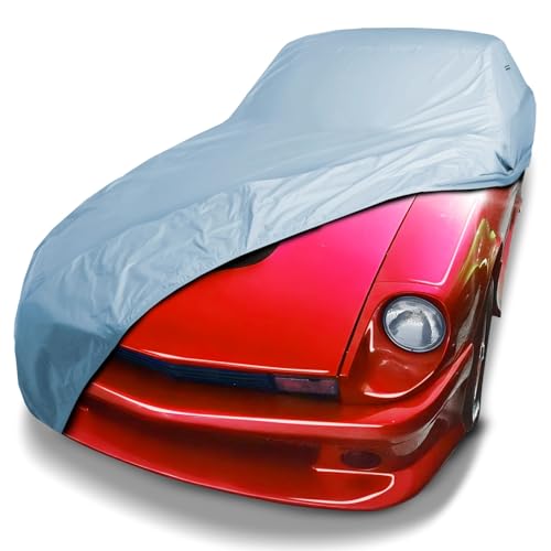 iCarCover Custom Car Cover Nissan 280ZX 2-Seater, Waterproof All-Weather Rain Snow UV Sun Protector Full Exterior Indoor Outdoor Car Cover with Strap (Year Fits 1979-1983)