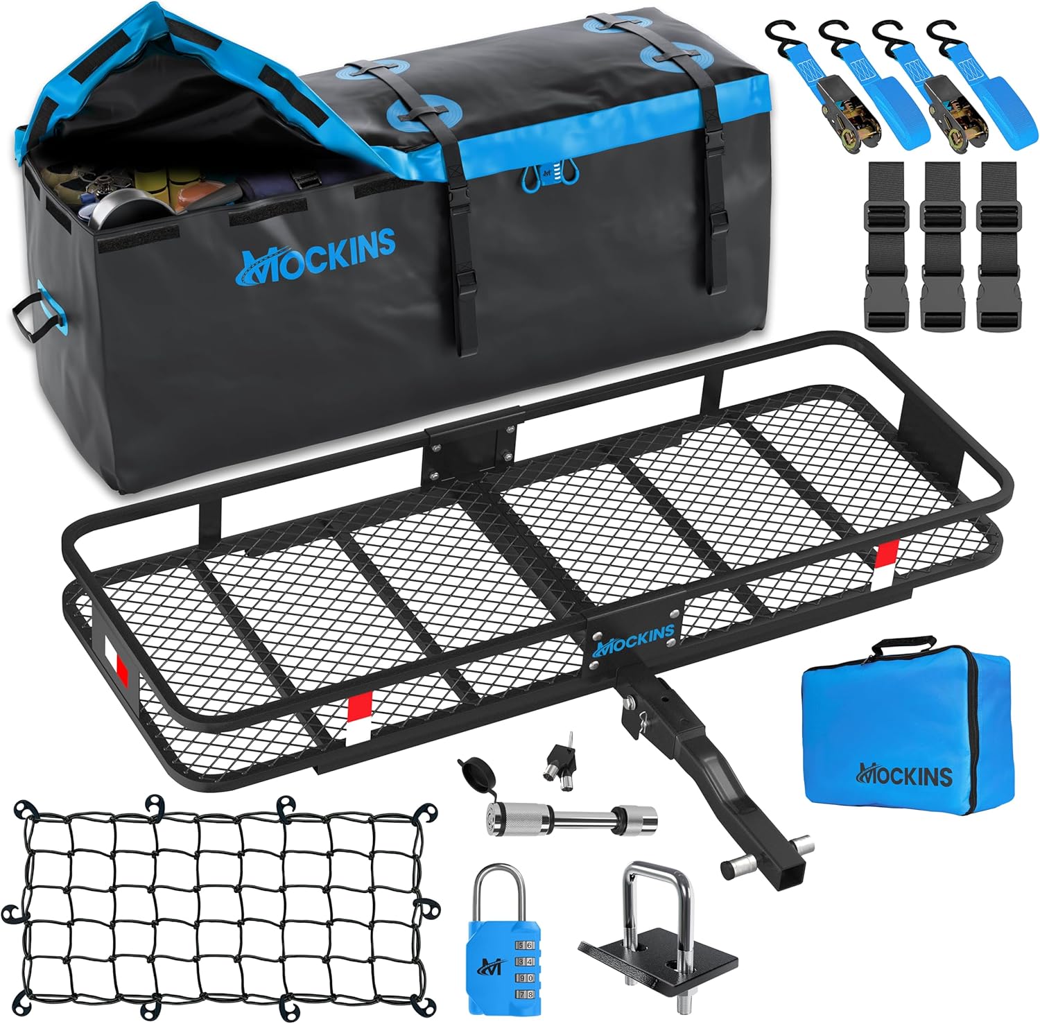 Mockins 60"x20"x6" Folding Cargo Carrier Bundle