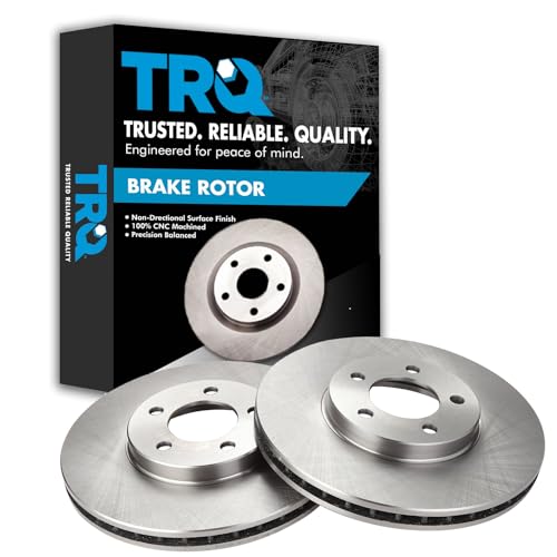 TRQ Front Brake Rotors Set (Mid-Range)