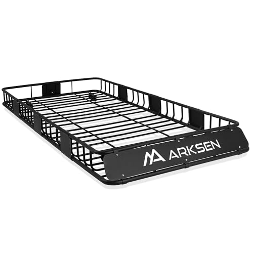 ARKSEN 84 x 39 x 6 Inch Universal Roof Rack Cargo Basket