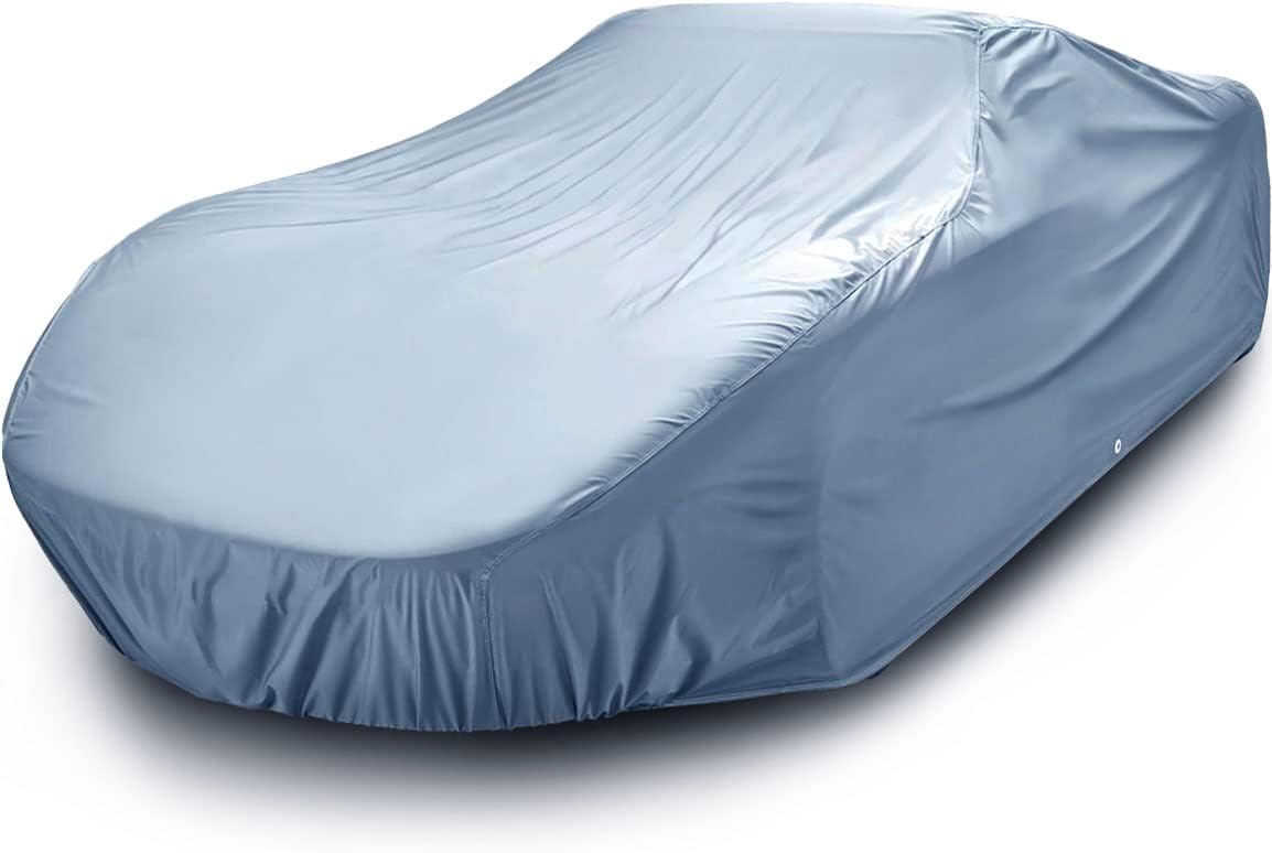 iCarCover Premium Car Cover for 1962-1968 Chevy Chevy II Wagon Heavy Duty Waterproof All Weather Automobiles Custom Fit Indoor Outdoor UV Snow Protection Covers with Straps and Bag