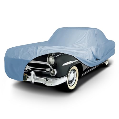 iCarCover Premium Car Cover for 1947-1952 Ford Convertible Coupe Heavy Duty Waterproof All-Weather Automobiles Custom Fit Indoor Outdoor UV Snow Protection Covers with Straps and Bag
