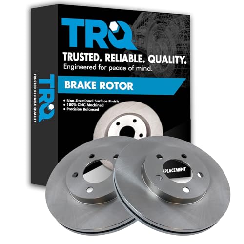 TRQ Front Brake Rotors Set (Budget Pick)