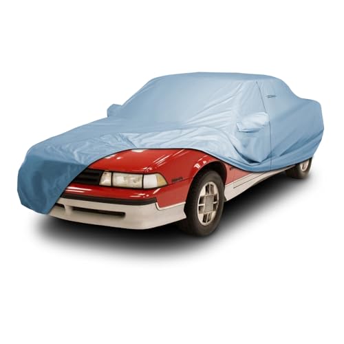 iCarCover Premium Car Cover for 1988-2005 Chevy Cavalier Heavy Duty Waterproof All Weather Automobiles Custom Fit Indoor Outdoor UV Snow Protection Covers with Straps and Bag