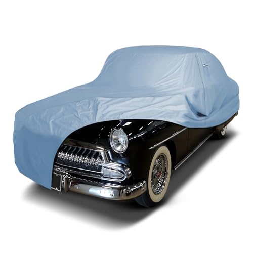 iCarCover Premium Car Cover for 1941-1952 Chevy Fleetline Heavy Duty Waterproof All-Weather Automobiles Custom Fit Indoor Outdoor UV Snow Protection Covers with Straps and Bag
